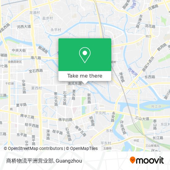 商桥物流平洲营业部 map