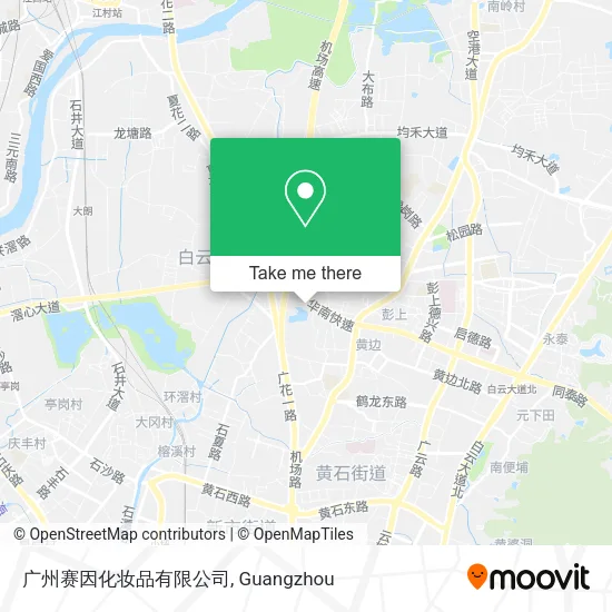 广州赛因化妆品有限公司 map