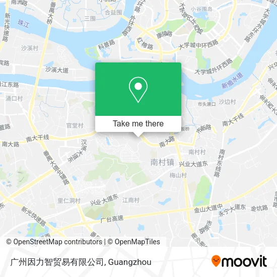 广州因力智贸易有限公司 map