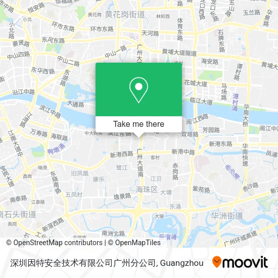 深圳因特安全技术有限公司广州分公司 map