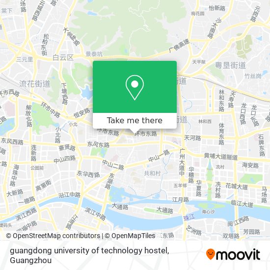 guangdong university of technology hostel map