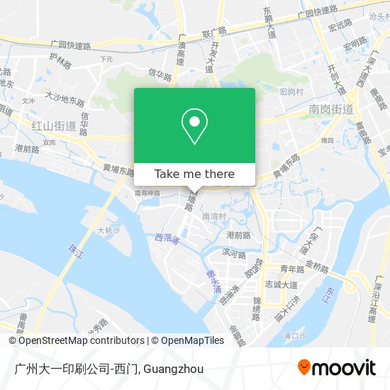 广州大一印刷公司-西门 map