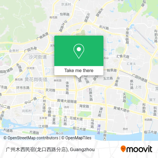 广州木西民宿(龙口西路分店) map