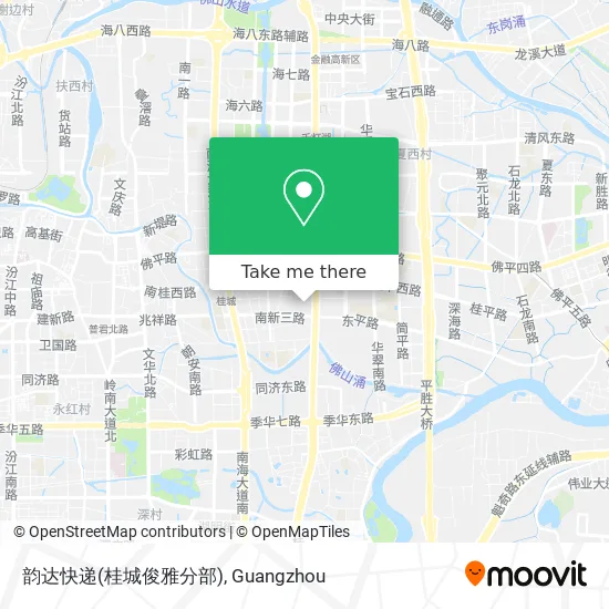 韵达快递(桂城俊雅分部) map