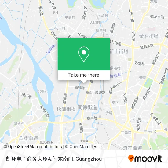 凯翔电子商务大厦A座-东南门 map