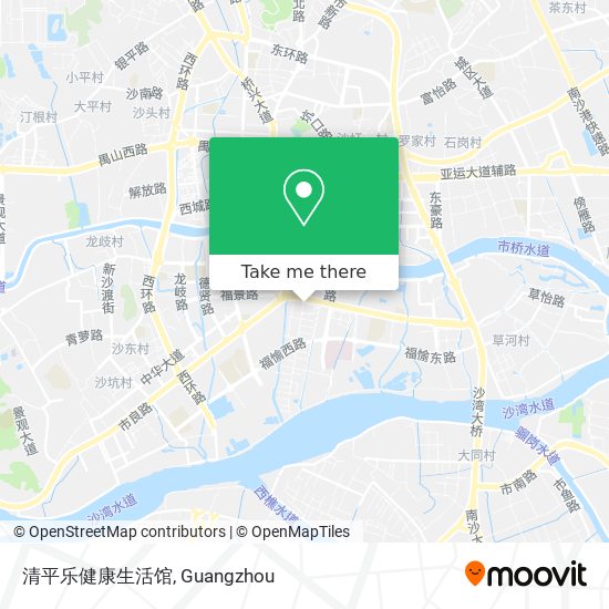 清平乐健康生活馆 map
