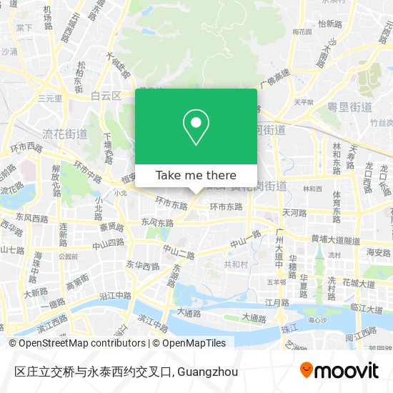区庄立交桥与永泰西约交叉口 map