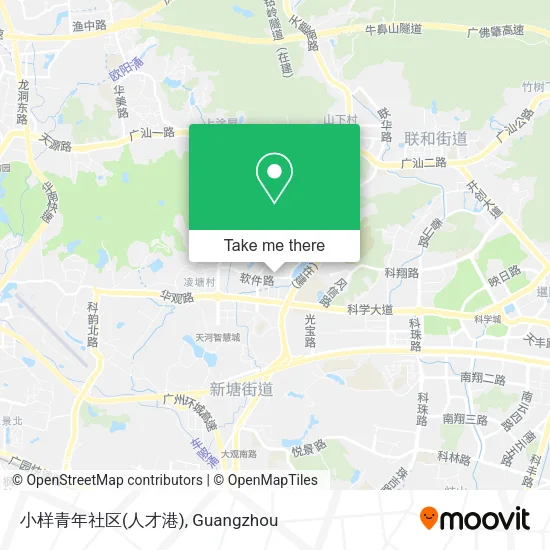 小样青年社区(人才港) map