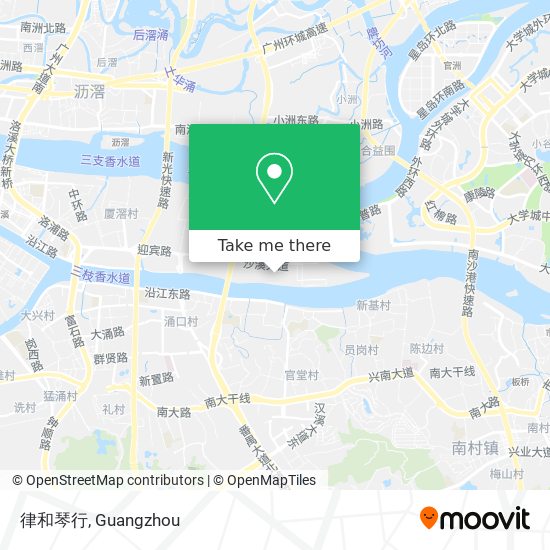 律和琴行 map