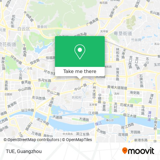TUE map