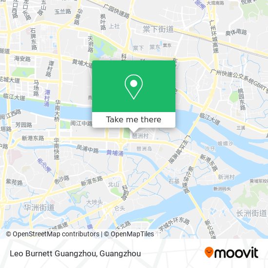 Leo Burnett Guangzhou map