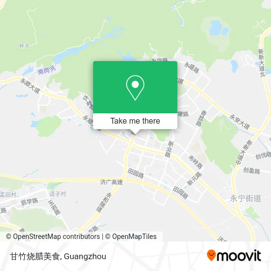 甘竹烧腊美食 map
