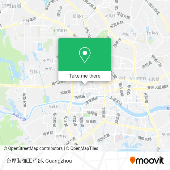 台厚装饰工程部 map