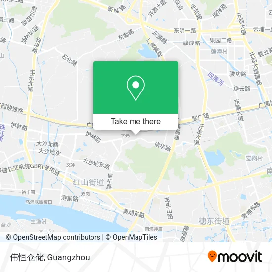 伟恒仓储 map