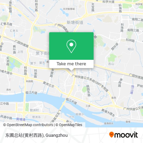 东圃总站(黄村西路) map