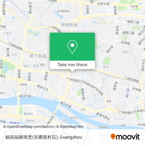 杨国福麻辣烫(东圃黄村店) map