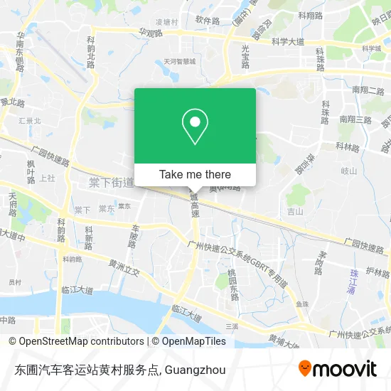 东圃汽车客运站黄村服务点 map