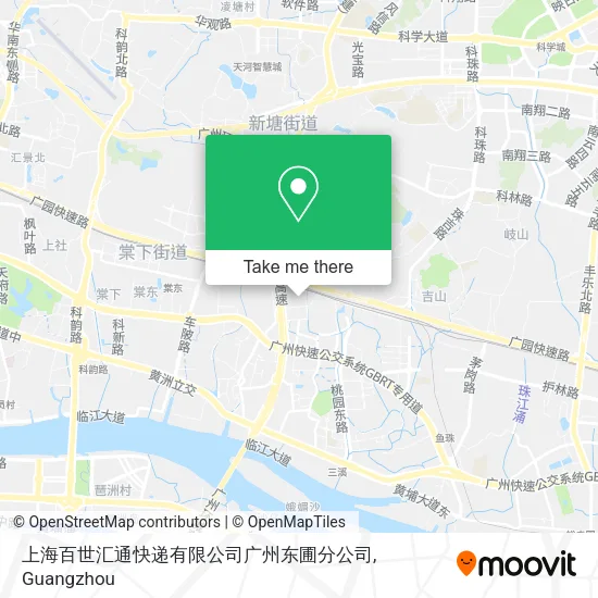 上海百世汇通快递有限公司广州东圃分公司 map