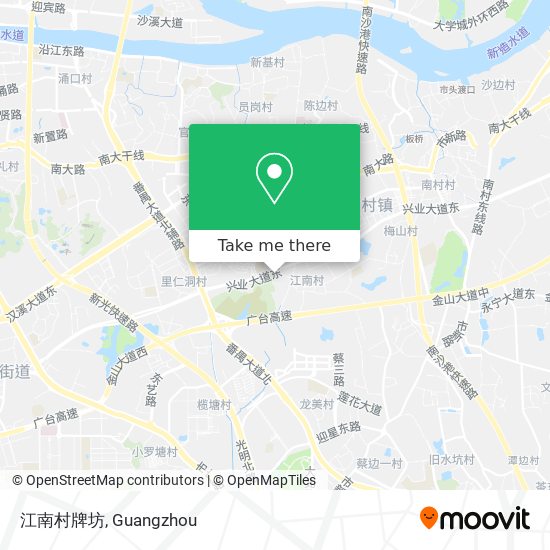 江南村牌坊 map