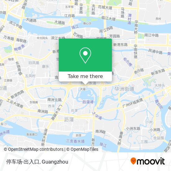 停车场-出入口 map