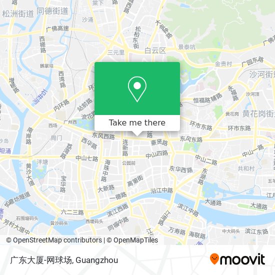 广东大厦-网球场 map