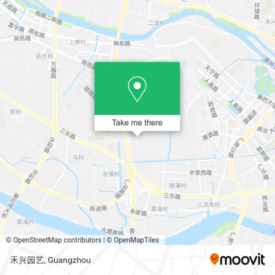 禾兴园艺 map