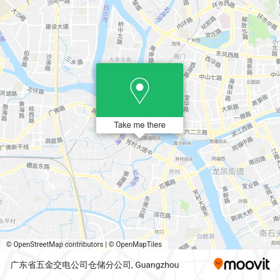 广东省五金交电公司仓储分公司 map