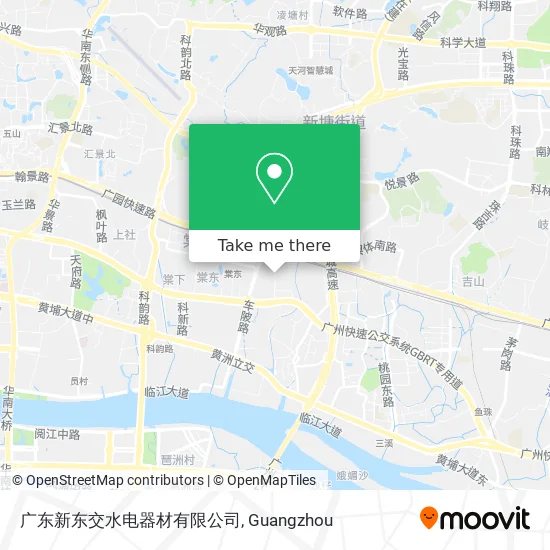 广东新东交水电器材有限公司 map