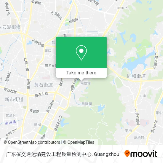 广东省交通运输建设工程质量检测中心 map