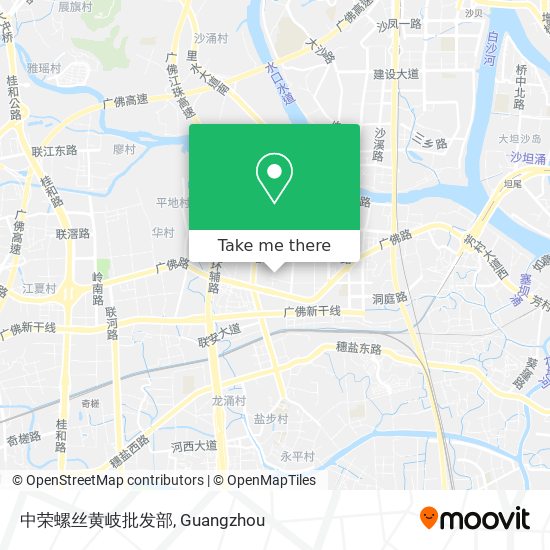中荣螺丝黄岐批发部 map