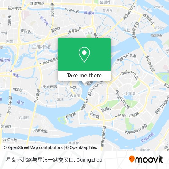 星岛环北路与星汉一路交叉口 map