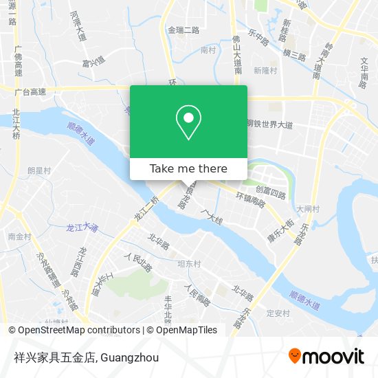 How To Get To 祥兴家具五金店in 顺德区by Bus