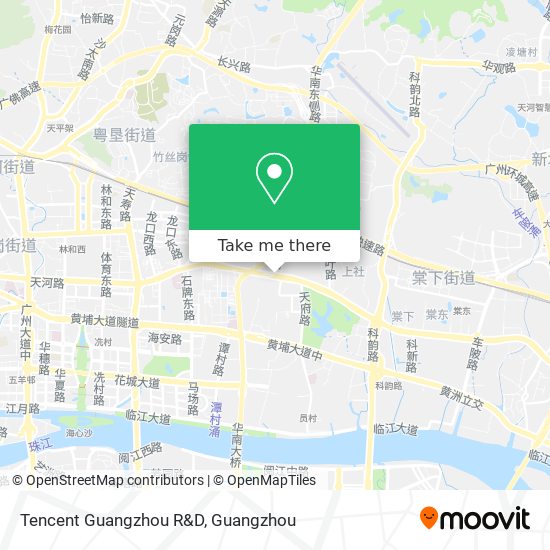 Tencent Guangzhou R&D map