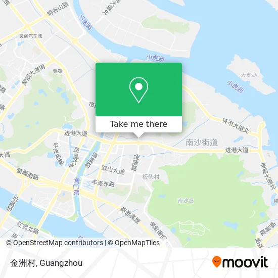 金洲村 map