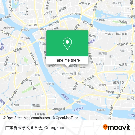 广东省医学装备学会 map