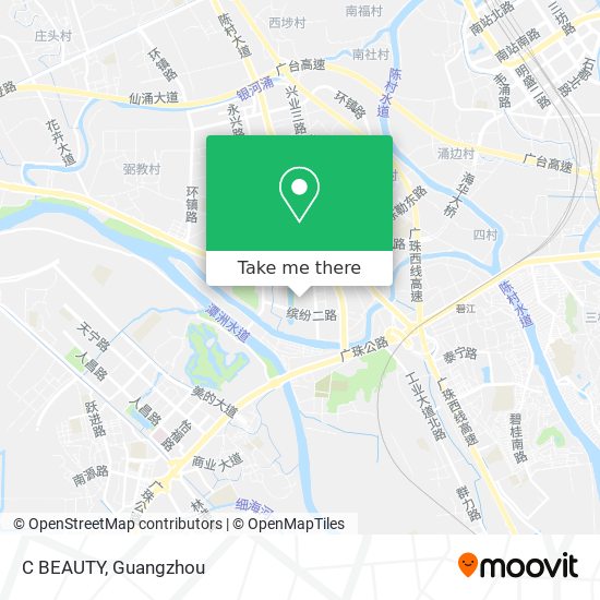 C BEAUTY map