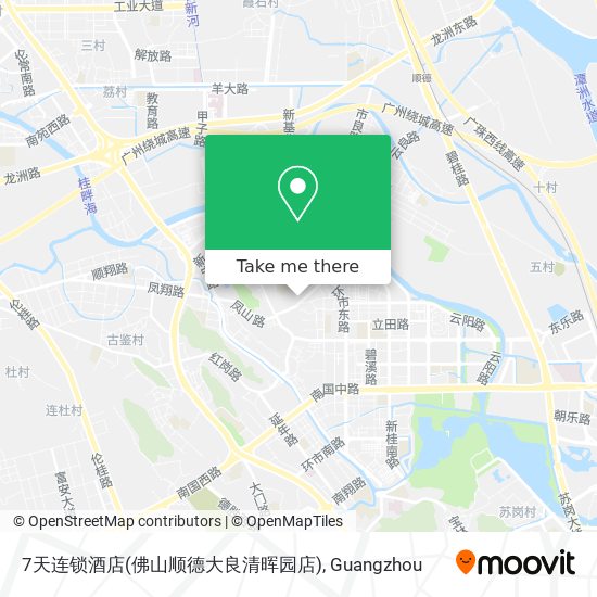7天连锁酒店(佛山顺德大良清晖园店) map