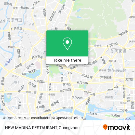 NEW MADINA RESTAURANT map