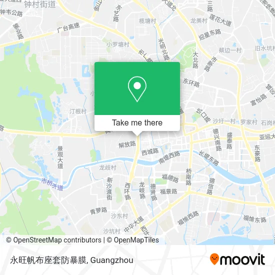 永旺帆布座套防暴膜 map