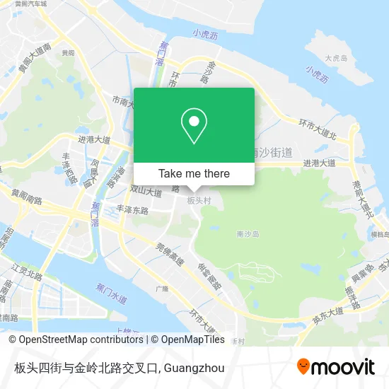 板头四街与金岭北路交叉口 map
