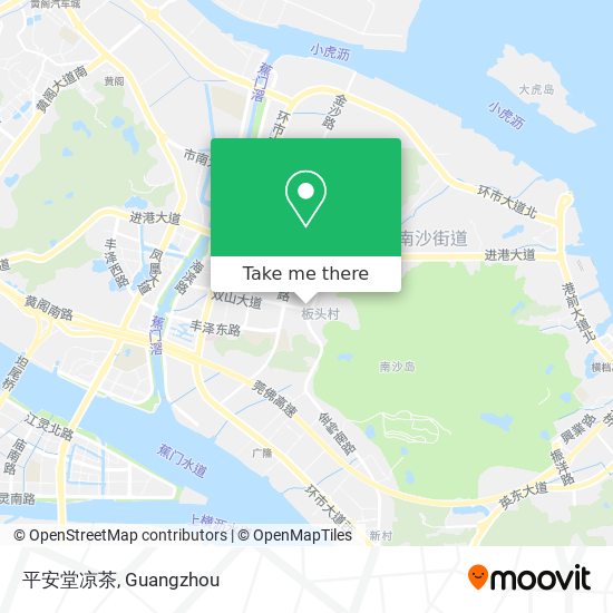 平安堂凉茶 map