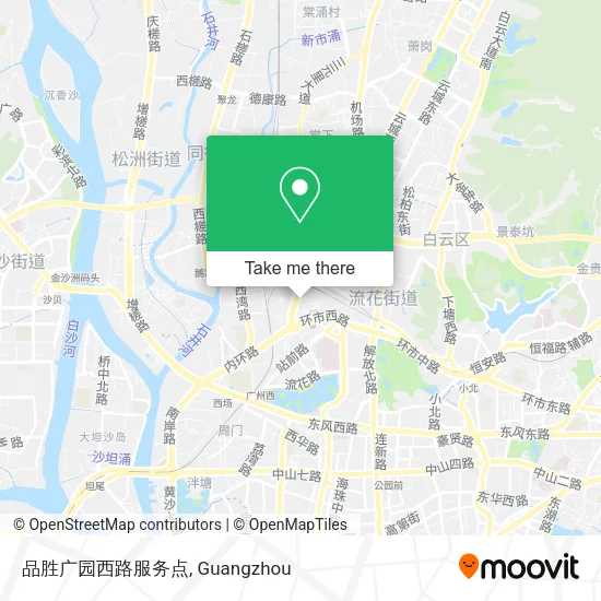 品胜广园西路服务点 map