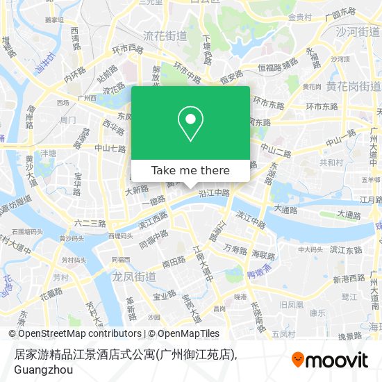 居家游精品江景酒店式公寓(广州御江苑店) map