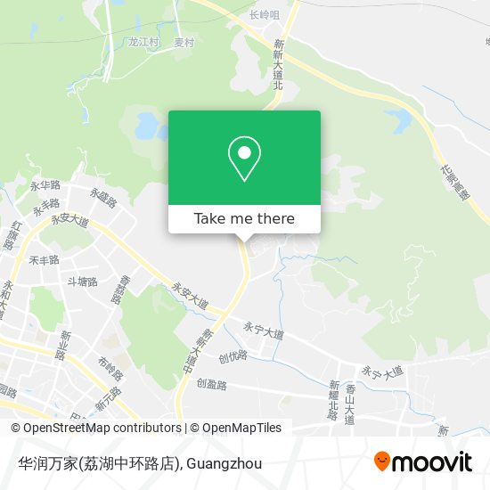 华润万家(荔湖中环路店) map
