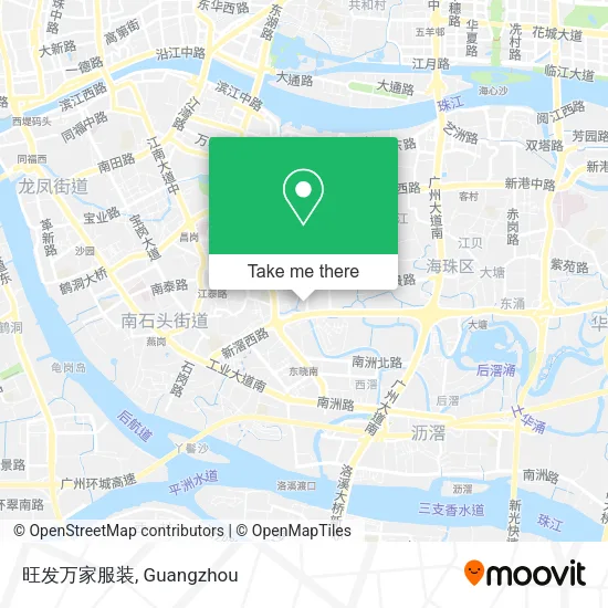 旺发万家服装 map