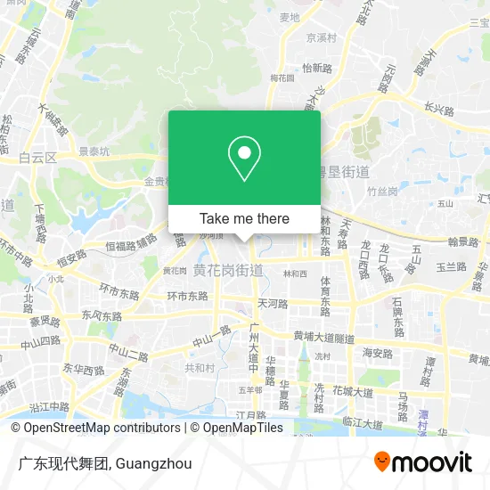 广东现代舞团 map