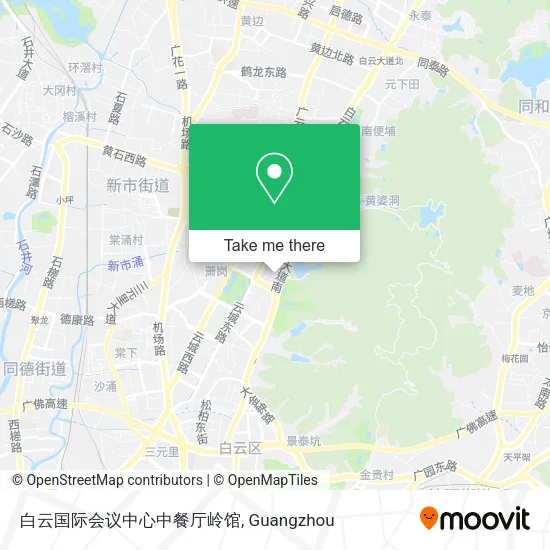白云国际会议中心中餐厅岭馆 map
