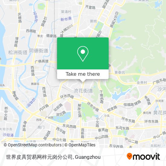 世界皮具贸易网梓元岗分公司 map
