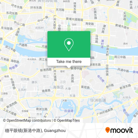 穗平眼镜(新港中路) map