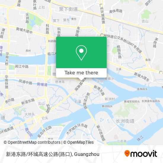 新港东路/环城高速公路(路口) map
